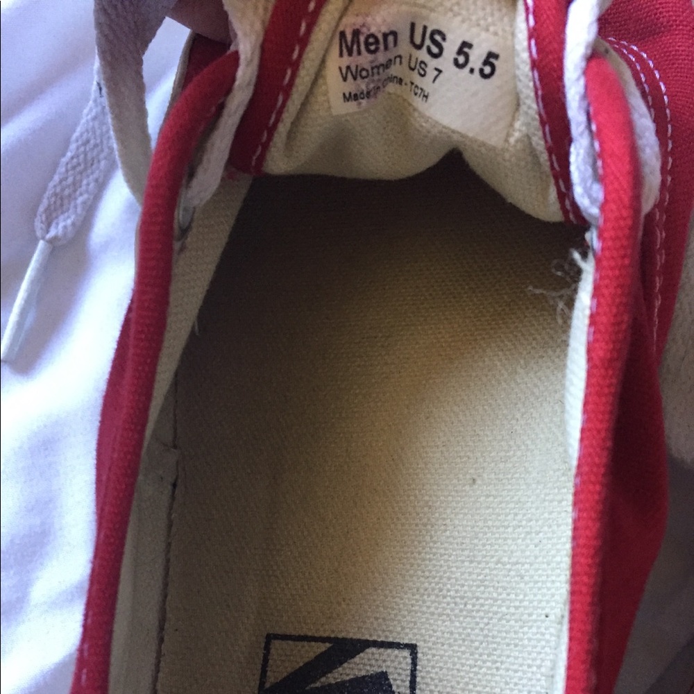 Red Vans - Picture 2 of 4